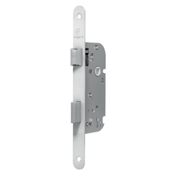 Serrures à larder 719 - petit coffre - axe 40 mm - clé L - blanc MARQUES SA
