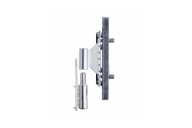 Paumelle réglable Bixacta pour porte PVC - nœud Ø 16 mm - blanc OTLAV