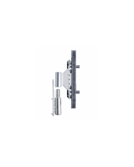 Paumelle réglable Bixacta pour porte PVC - nœud Ø 16 mm - blanc OTLAV