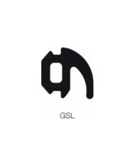 Joint caoutchouc noir pour seuil de menuiserie bois - GSL BILCOCQ
