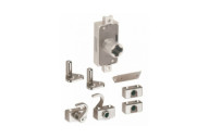 Serrure de meuble espagnolette-sans tringle-pour cylindre Z23 LEHMANN