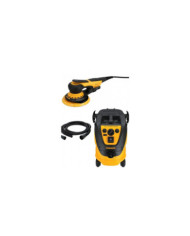 Pack Ponceuse orbitale DEROS II 625 CV - Ø150 mm - amplitude 2,5 mm + Aspirateur poussières 1230 M AFC + Tuyau MIRKA