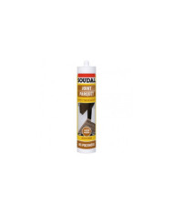 Mastic-colle MS polymère - pour parquet et pont de bateau - noir - MS SOUDAL