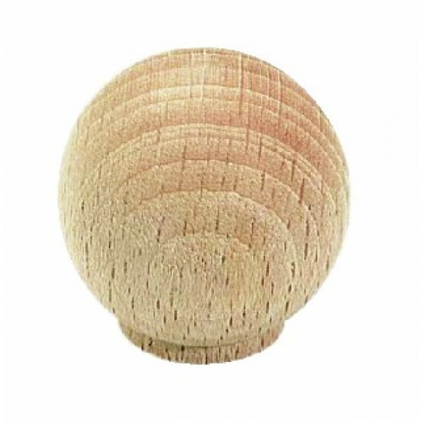 Bouton de meuble boule hêtre CADAP