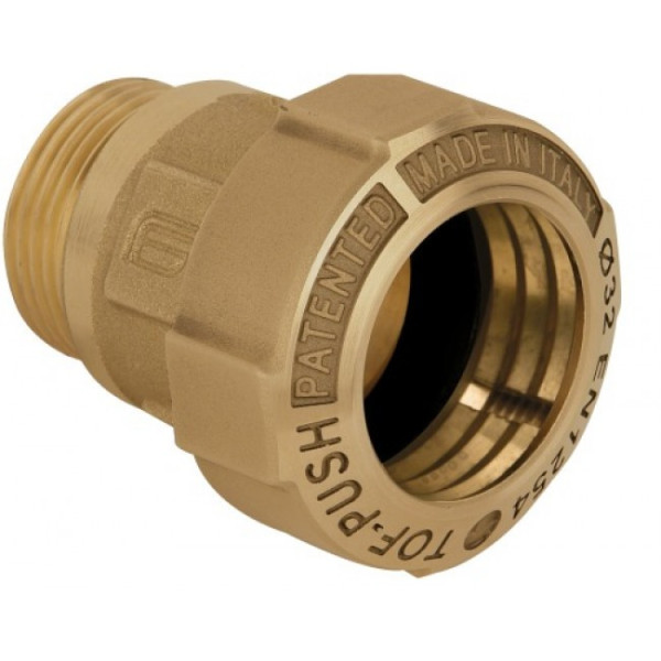 Raccord pour tube PE - à serrage extérieur - mâle - Tof Push OT EFFEBI