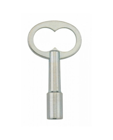 Clé ascenseur (triangle de 9 mm) en acier zingué COUILLET