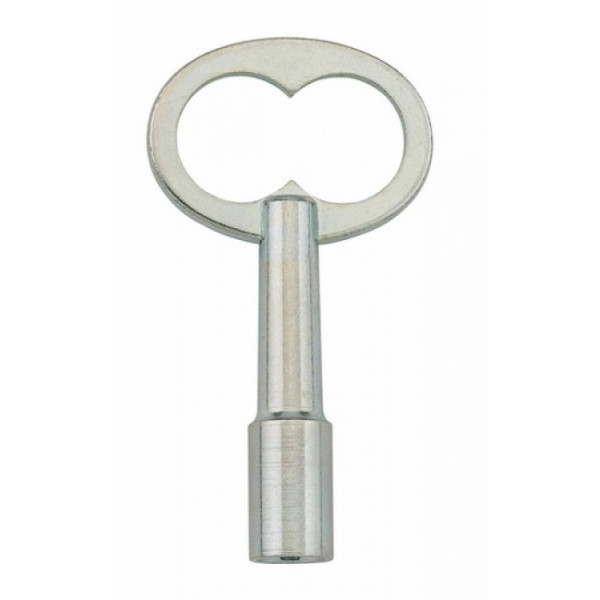 Clé ascenseur (triangle de 9 mm) en acier zingué COUILLET
