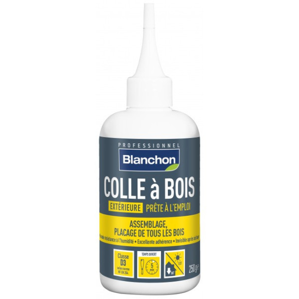Colle à bois extérieure pour assemblage de tous bois BLANCHON