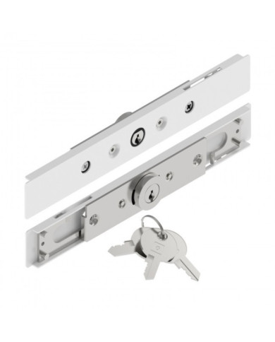 Serrure volet roulant à cylindre rond - 2 pivots - 7 à 9 mm - AA4 TIRARD