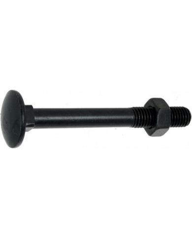 Boulon tête ronde collet carré pour volets alu et PVC- 25 pièces TORBEL