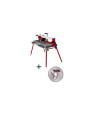 Coupe-carrelage radial TE-TC 920 UL - Puissance 900 watts + Disque Turbo diamanté 200x25,4 mm KWB EINHELL
