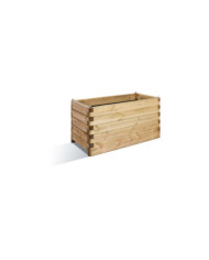 Jardinière en bois - 50 x 100 cm - 134 litres - Oléa 100 CERLAND