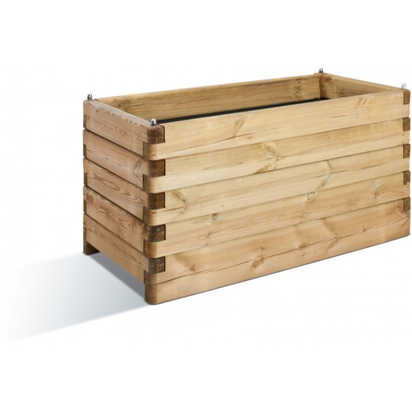 Jardinière en bois - 50 x 100 cm - 134 litres - Oléa 100 CERLAND