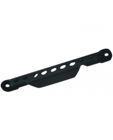 Crémaillère seule pour crochet - en acier - 9 trous - noir TORBEL
