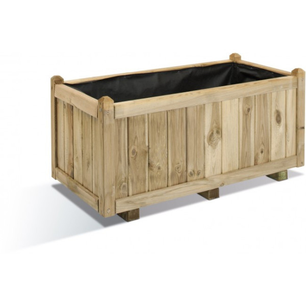 Jardinière en bois - 113 litres - 92 x 46 cm - Vendôme 100 CERLAND