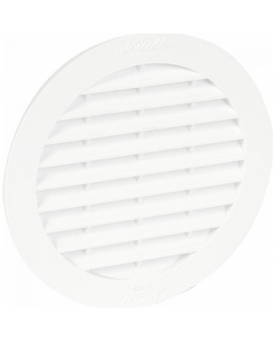 Grille d'aération ronde avec moustiquaire pour tuyau fibrociment NICOLL