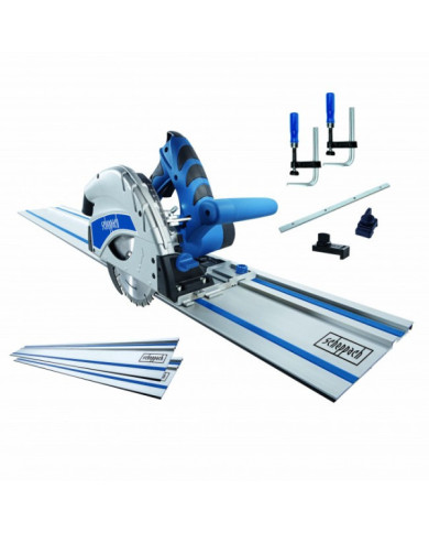 Scie plongeante 1200W - 160 mm + rails de guidage - PL56 SCHEPPACH