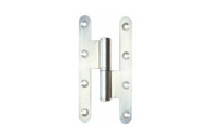 Paumelle menuiserie bois - lames bouts ronds - 140 x 70 - inox FAURE