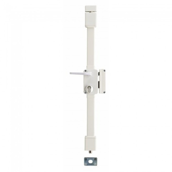 Serrure 3 points en applique - carré 7 mm - cylindre européen - Targa FTH THIRARD