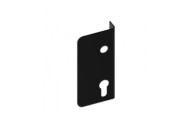 Enjoliveur pour serrure en applique verticale - noir - Modulox - GA TIRARD