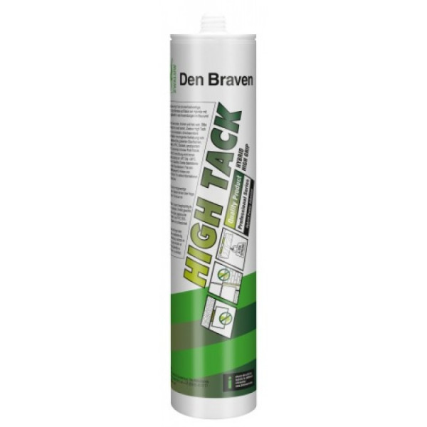 Mastic-colle hybride - adhérence élevée - cartouche 290 ml - High Tack DEN BRAVEN