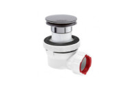 Bonde de lavabo à pression avec siphon gain de place Ø32 - Nano 6.7 WIRQUIN PRO