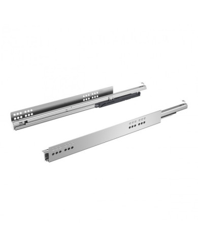 Coulisse Quadro V6 - push to open - charge 30 kg - sortie totale HETTICH