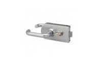 Serrure de porte en verre - réversible - déport sur carter - 9845 MÉTALUX