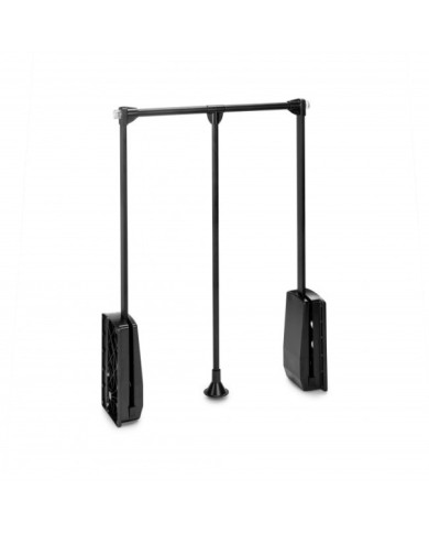 Penderie escamotable Hang Noire - charge 12 kg EMUCA