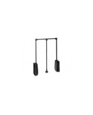Penderie escamotable Hang Noire - charge 12 kg EMUCA