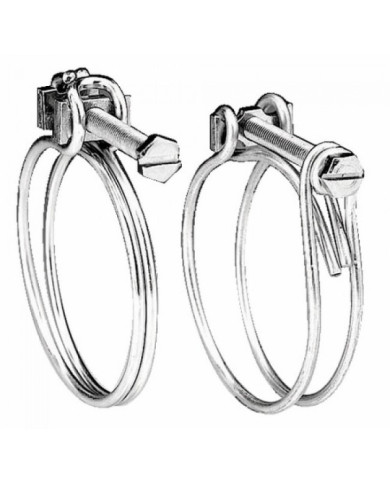 Colliers de serrage acier W1 - double fil - 3 pièces SERFLEX