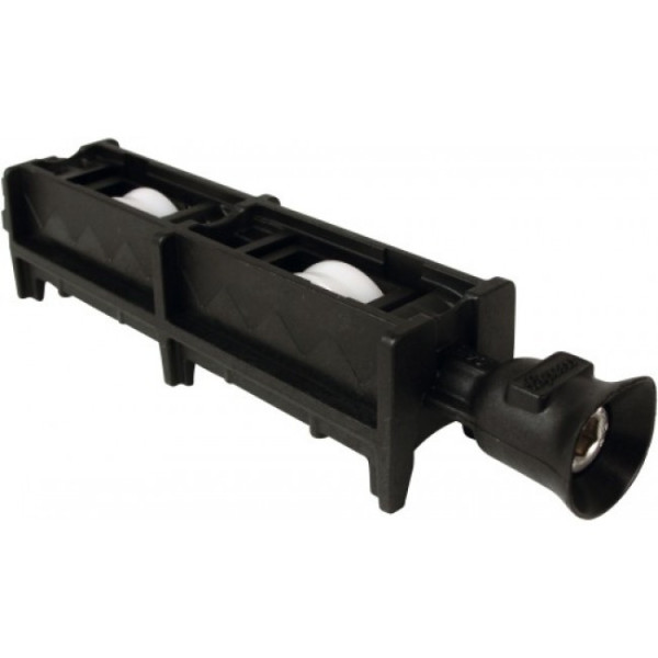 Chariots doubles réglables galets nylon pour coulissant aluminium FAPIM