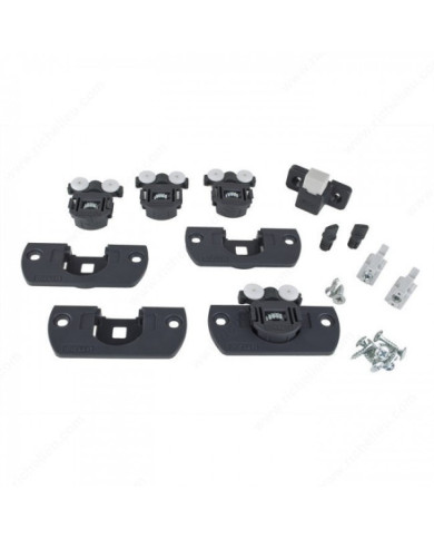 Système porte coulissante Clipo 16H Inslide / Mixslide - vantail 16 kg EKU