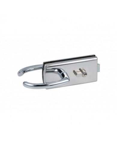 Serrure de miroiterie à cylindre - béquille double - Lagune 4300 ASSA ABLOY