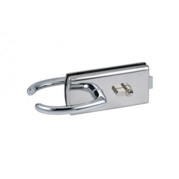 Serrure de miroiterie à cylindre - béquille double - Lagune 4300 ASSA ABLOY