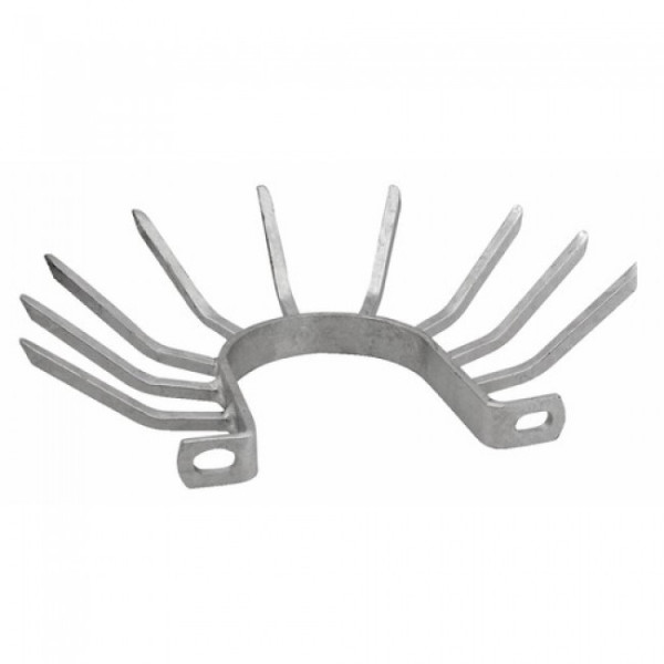 Collier anti-escalade - pour tubes de descente d’eau pluviale - galva WALRAVEN