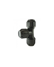 Té à compression 90° égal en polypropylène pour tube PE CODITAL
