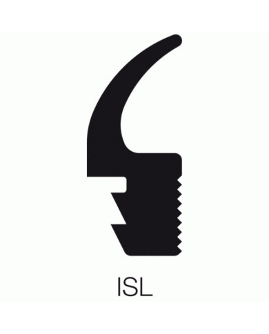 Joint caoutchouc noir pour seuil de menuiserie bois - ISL BILCOCQ