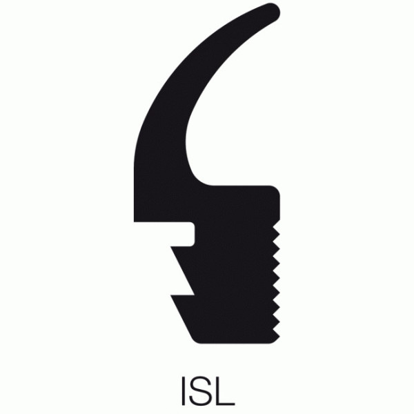 Joint caoutchouc noir pour seuil de menuiserie bois - ISL BILCOCQ