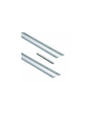 Lot de 2 rails à visser 293 pour portail coulissant et une jonction - L600cm COMUNELLO