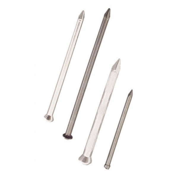 Pointes en acier brut - tête plate - boite de 5 kg Paté