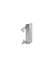 Gâche contrecoudée en applique pour serrure de portail PVC TIRARD