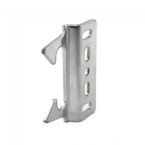 Gâche contrecoudée en applique pour serrure de portail PVC TIRARD