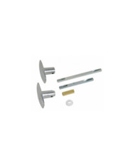 Boutons doubles de porte - universels - en aluminium BILCOCQ