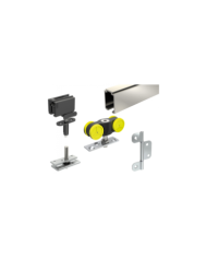 Kit pour porte coulissante pliante - 40 kg par vantail - TANGO MANTION
