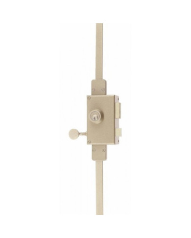 Serrure en applique verticale 3 points - cylindre rond - Vega JPM