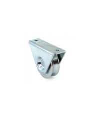 Roue à gorge triangulaire 325 V - support extérieur - roulement à billes COMUNELLO