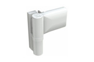 Paumelle pour menuiserie PVC - 120 kg - Blanc RAL 9016 - KT-N 6R HAHN