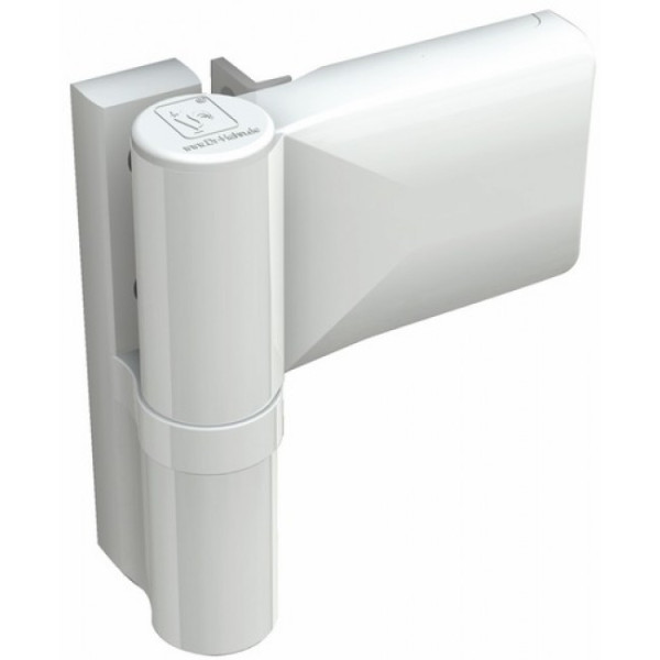 Paumelle pour menuiserie PVC - 120 kg - Blanc RAL 9016 - KT-N 6R HAHN