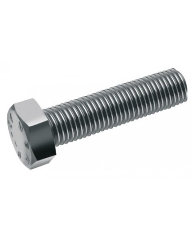 Vis métaux tête hexagonale - filetage total - inox A2 - DIN 933 ACTON
